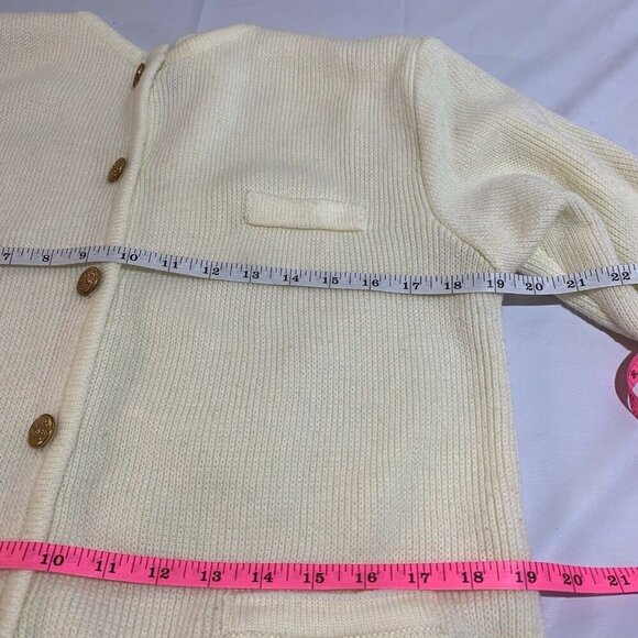 Hasting & Smith Vintage Knit Grandma Sweater Cardigan 60s 70s XSmall Petite - Picture 8 of 9
